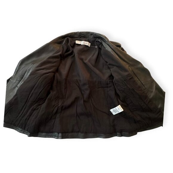 IRO Paris Newhan Lambskin Leather Jacket Black Size 42 FR, Retail $1,345 - Picture 8 of 16